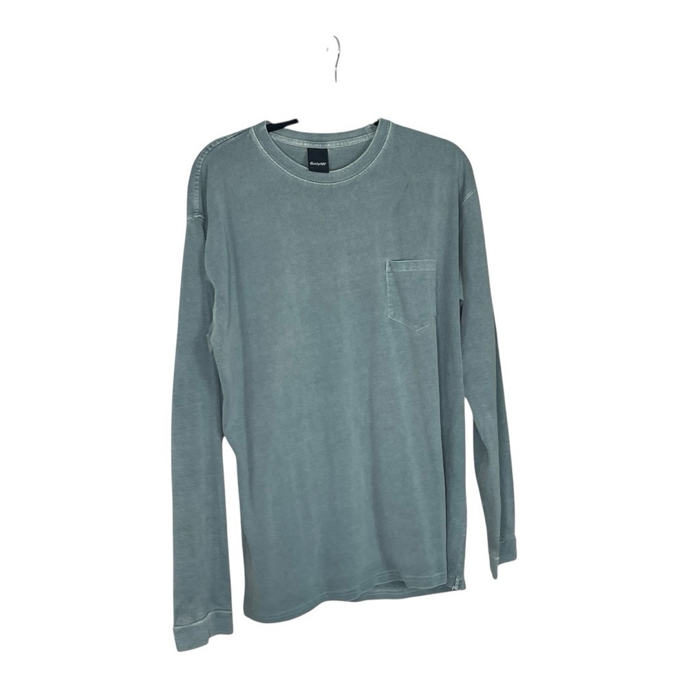 Only NY Men's Green  Long Sleeve Shirt L